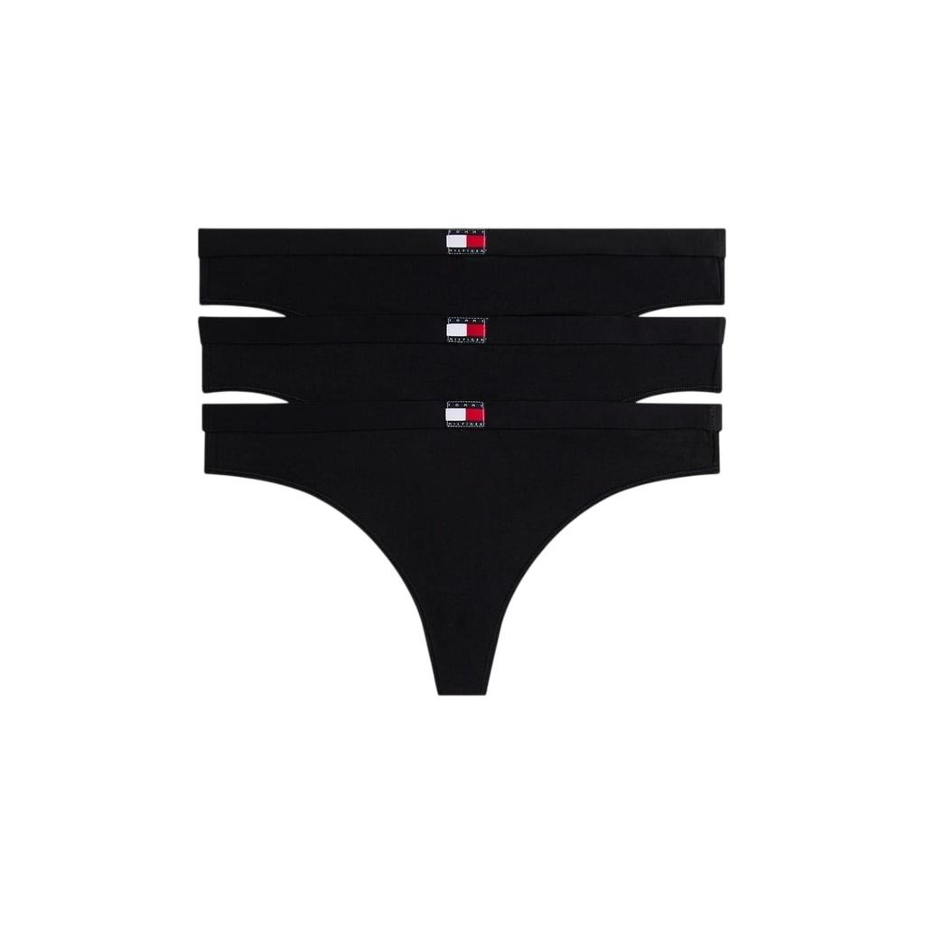 Tommy Hilfiger Womens/Ladies Heritage Logo Thong (Pack of 3)