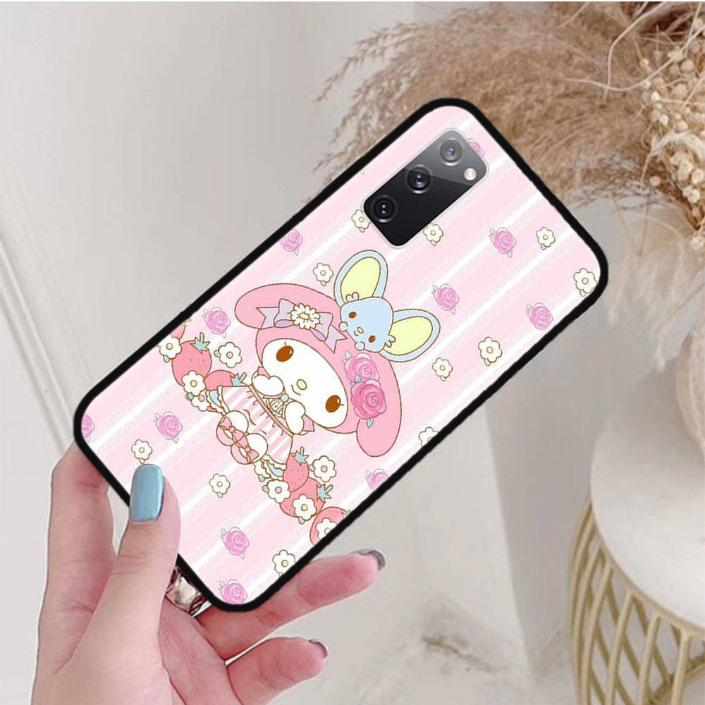 Black Case for Xiaomi Poco X6 X4 M5 M6 F5 F6 C65 C55 C50 C51 C40 Pro Redmi 14C A3X 13C 12C 11T 10A 9C Note 7 6 8A Plus L-2 My Melody