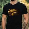 T-Shirt Men Lightning Bear Motif Cotton Size XS To 5XL