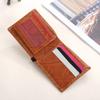 1Pc PU Fashion Bifold Card Purse Photo Holder Handbag US 100 Dollar Wallet Men's