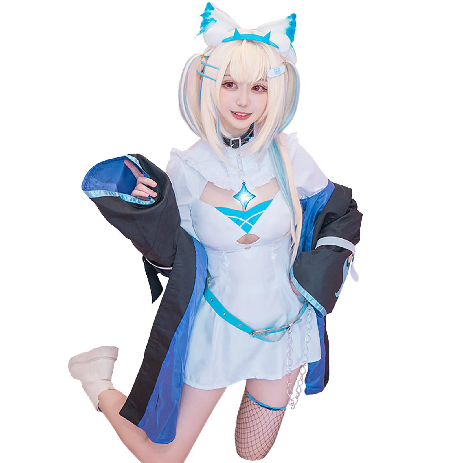 

Hololive Fuwawa Abyssguard Mokoko Abyssguard Cosplay Halloween [Milky Time] (Fuwawa Abyssguard)