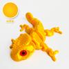 10Cm 3D Printing Chameleon Model Flexible Joints Movable Decompression Birthday Toy Simulation Animal Decoration Ornament Home