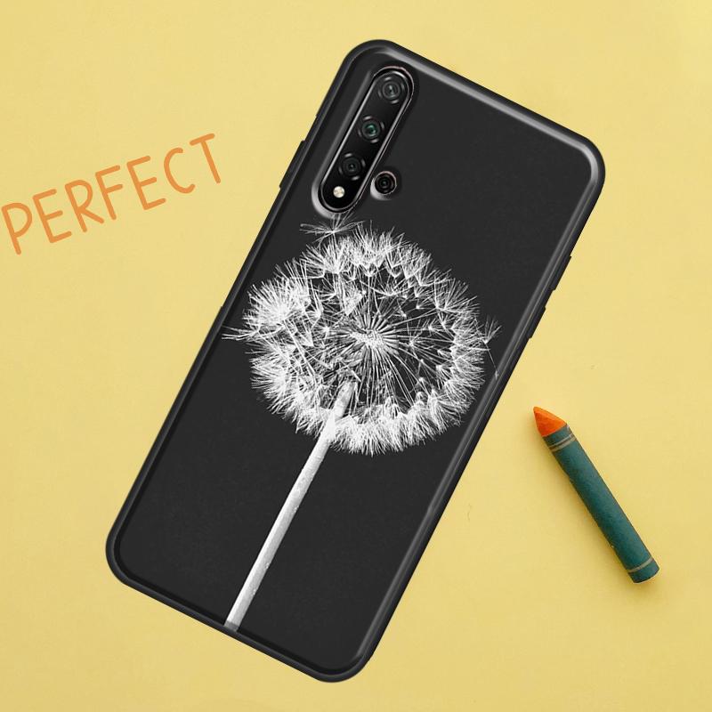Dandelion For Huawei Nova 12s 11i 7i 8i 12i Y73 Y70 Y90 Y60 Y72 Y61 Y91 9 10 SE P40 Lite P30 Pro Case