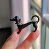 European Hot-Selling Cute Sausage Dog Brooch: Unisex Drip Oil Wax Pin Accessory