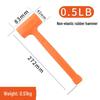 0.5LB Non-Elastic Rubber Hammer