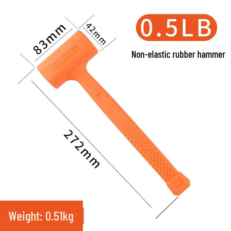 Multi-Function Non-Elastic Rubber Hammer for Tile and Wood Floor Installation