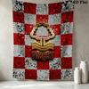 Nottingham Forest FC Wall Tapestry Aesthetic Wall Hanging Printed Fabric Blanket Decorative Tapestries for Bedroom Living Room Home Decor