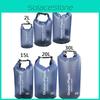 2l Pvc Translucent Waterproof Dry Bag Sack For Canoe Floating Boating Camping