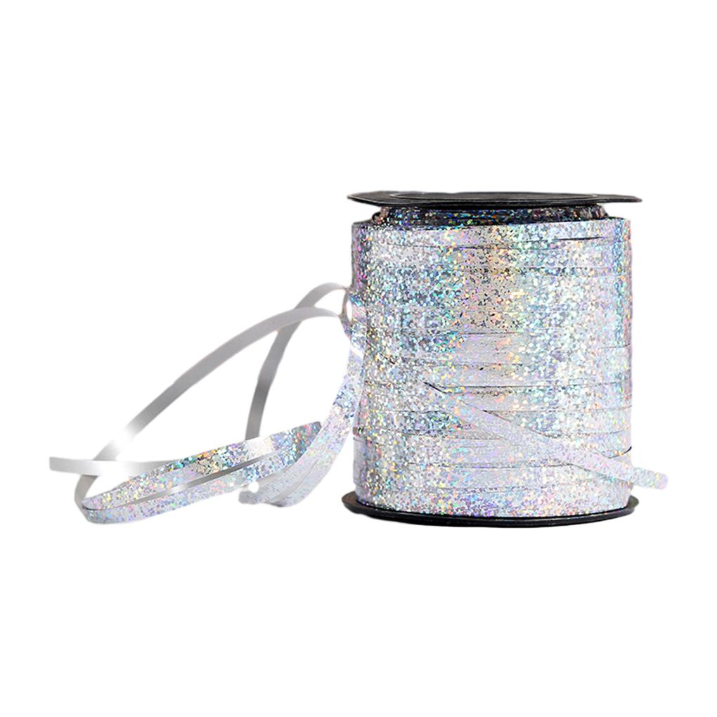 

Воздушные шары Ленты Фольга Атласные Ленты для завивки День рождения Свадьба Домашний декор Комната Торт Лента Поделки Дети DIY Аксессуары ,silver