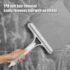Glass Wiper TPR Soft Scraper Head Dual-Purpose Scraper Brush with Watering Can Windows Kitchen Countertops Spray Wipe Tool