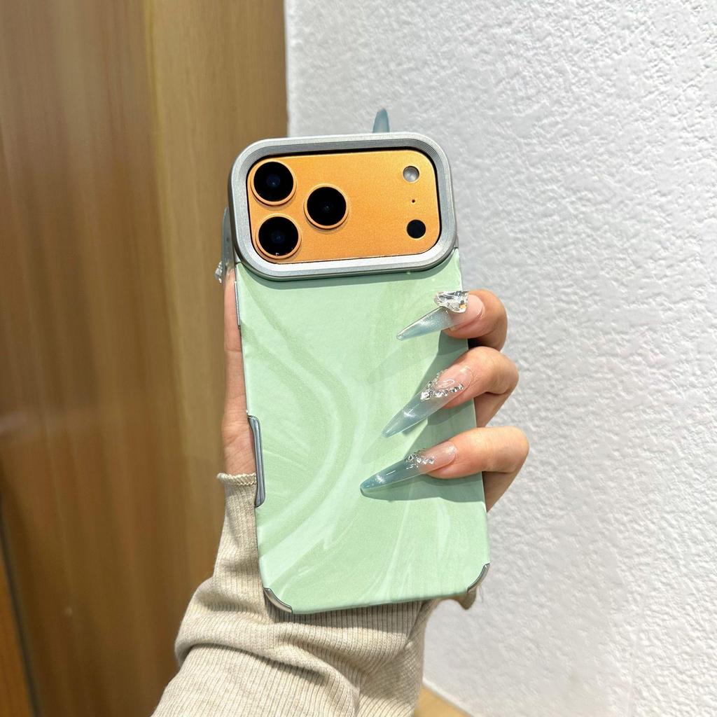 Trendy Large Hole Ripple Phone Case for Apple 17 Pro Max - Creative Protective Case for Models 16/17 and 11/12