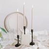 Matte Black Taper Candle Holder Set of 3 Black Candlestick Holders Modern Farmhouse Candle Stick Candle Holder for Candlesticks for Wedding Christmas