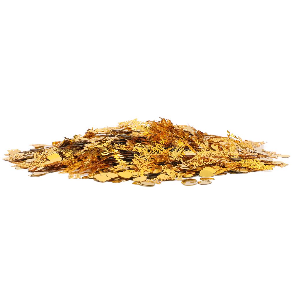 Just Married Confetti Wedding Valentine"s Day Decoration Scatter Sprinkles Sequins 100gGold