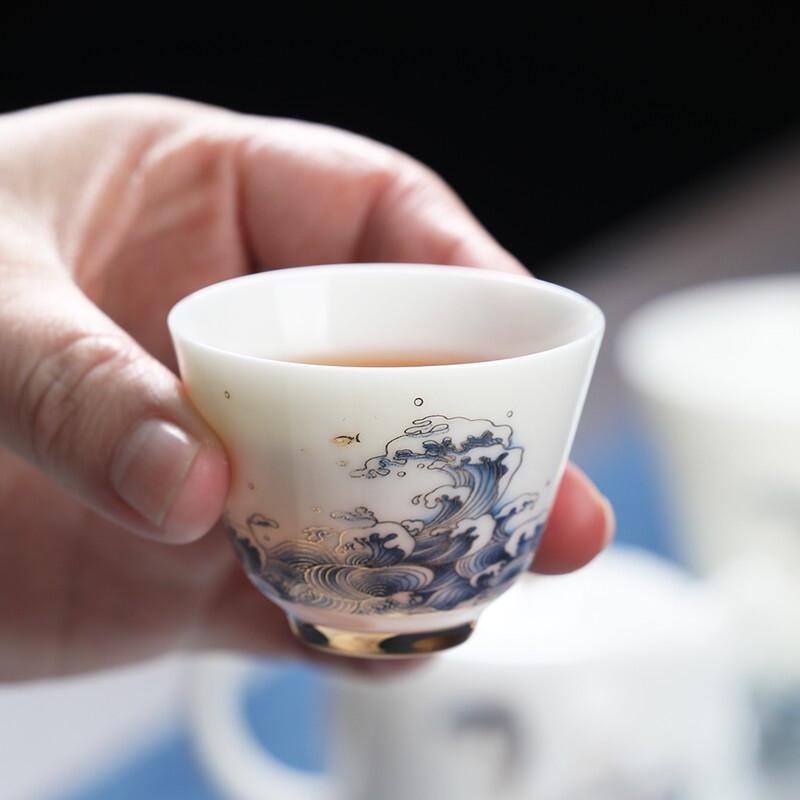MULTIPOTENT White Porcelain Kung Fu Tea Set