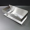 Hotel Bathroom No Drilling Stainless Steel Shower Storage Shelves, Adhesive Removable Large Capacity Wall Mount Bath Organizer