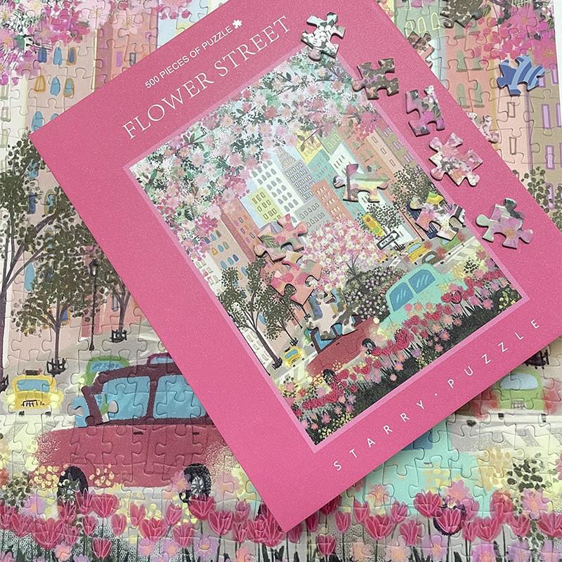 

Индивидуальный 3D Бархатный Пазл из Синего Картона - 1000 Деталей, Взрослая Хэллоуинская Тематика