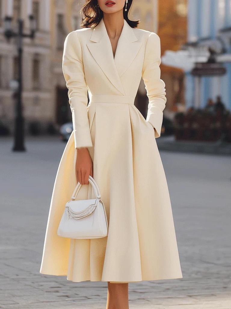 2025 Elegant French V-Neck Slimming Waist-Cinched Banquet Dress for Women