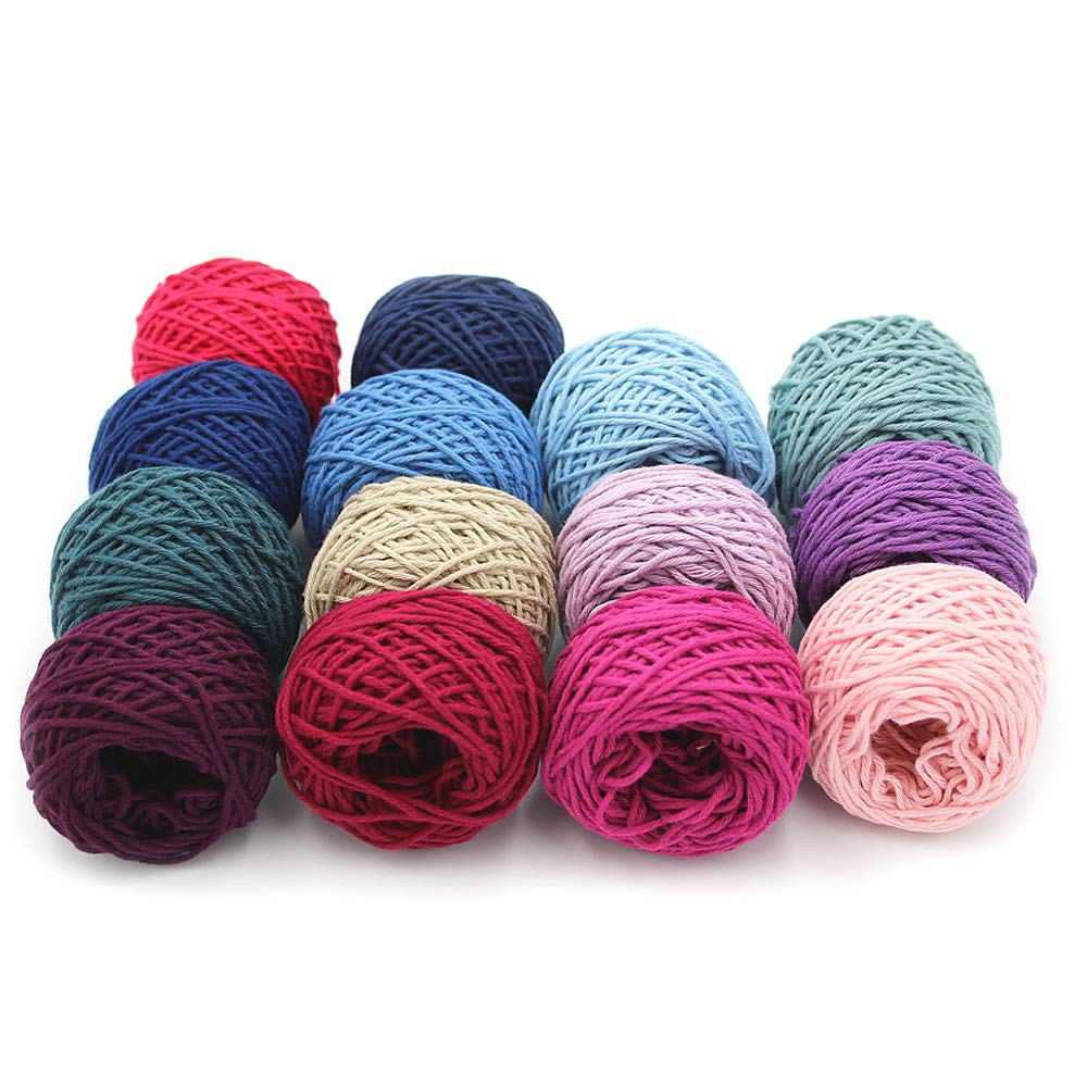 Original Cotton Set 10g Small Roll x 14 Colors 14-Color No.3 - 100% Cotton,