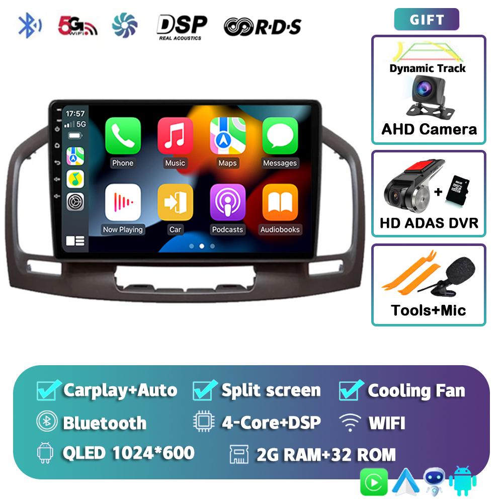 Android 14 Carplay Auto For Buick Regal Opel Insignia 2009 2010 2011 2012 2013 Car Radio Multimedia Player Stereo GPS WIFI+4G BT