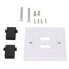2 Port HD Multimedia Interface Wall Panel HD Multimedia Interface Socket Panel Cable Extension Coupler