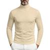 Men S Autumn Winter Slim Fit Half Mock Neck Long Sleeve T Shirt