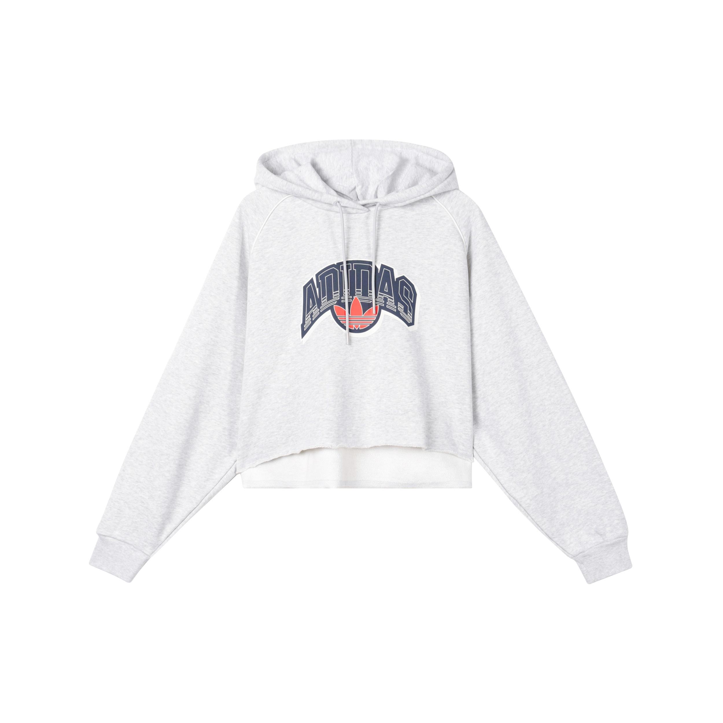 (WMNS) adidas Originals Cropped Hoodie Asia Sizing  White  Women s IS2319 M
