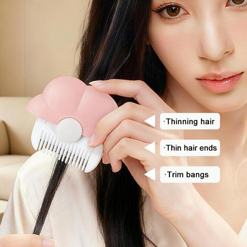 Hair Cutting Trimmer Combs 2 In 1 Double Sided Manual Bangs Cutter Shaving Remover Thinning Beauty Haircut Styling Accessory
