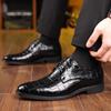 Fashion Big Size Pointed Leather Shoes for Men Fashion New Designer Solid Color Casual Wedding Shoes Male Summer Autumn Dress Shoe Man