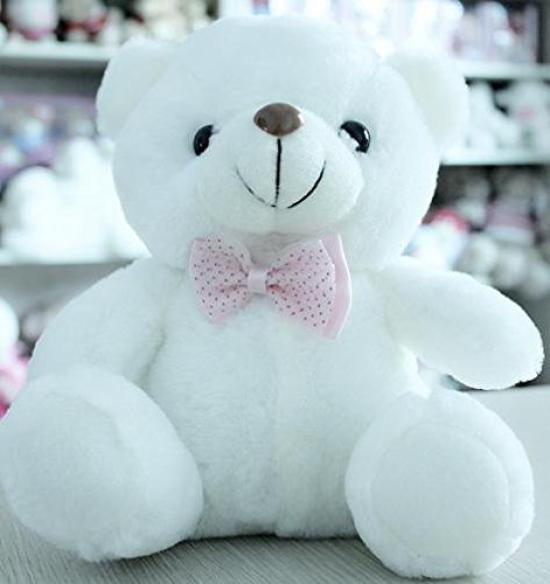 Reynolds Ave 7-Color LED Bear Plush Toy, Perfect for Gifts (Gift Wrapping Available)