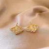 S Silver Pearl Stud Earrings Female Sense Niche Versatile Earrings Unique Beautiful Ear Jewelry Earrings