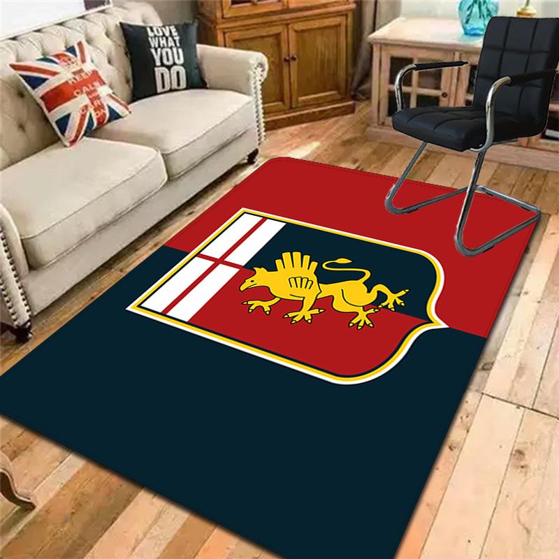 Genoa Pattern Rug Floor Mat for Living Room or Bedroom Soft and Comfortable Carpet a Gift for Birthday and Holiday.