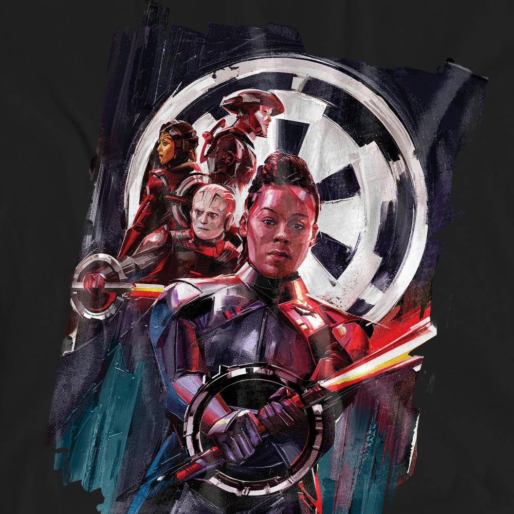 Star Wars Unisex Adult Inquisitors Obi Wan Kenobi Reva Painted T-Shirt