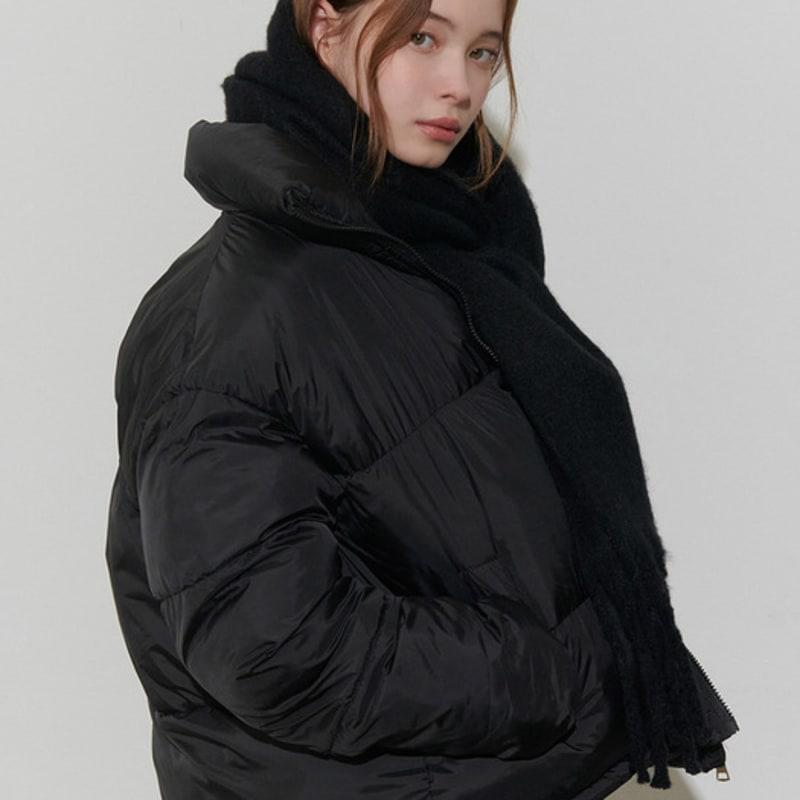 camino TASSEL MUFFLER BLACK