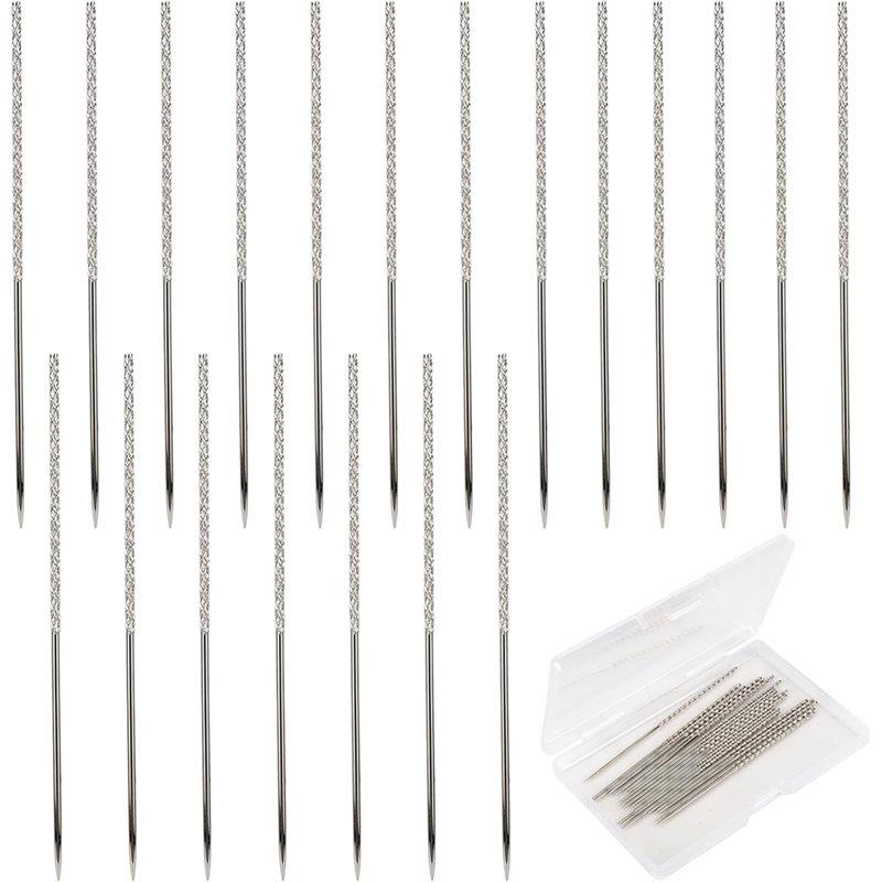 A58Z Large Snag Repair Tool(20 Pcs) With Storage Box,For Knitted Picker Fabric Clothing And Woven Garments