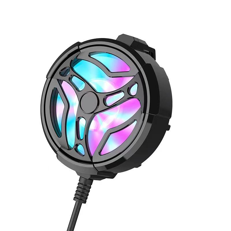 Mini Smart Phone Cooling Fan Turbo Gaming Mobile Gamepad Cooler Fan Cell Phone Type-C Cool Heat Sink Radiator For Iphone Android
