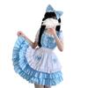 Costume da cameriera blu giapponese Alice cosplay anime maid Lolita vestito cosplay abbigliamento donna