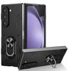 Compatible with Samsung Z FOLD7 Foldable Phone Case, Mecha Finger Ring Stand, Galaxy Z Fold6 Protective Case