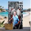 Πετσέτα Θαλάσσης Erling Haaland Τυπωμένη Γρήγορου Στεγνώματος Μαλακή Πετσέτα Φορητό Μεγάλο Ορθογώνιο Κάλυμμα Παραλίας για Ταξίδια Πισίνα