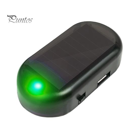 Varovná kontrolka solárního napájení automobilu Simulovaná fiktivní výstražná kontrolka LED proti krádeži Blikající bezpečnostní kontrolka Kontrolka proti krádeži automobilu s nabíjením USB