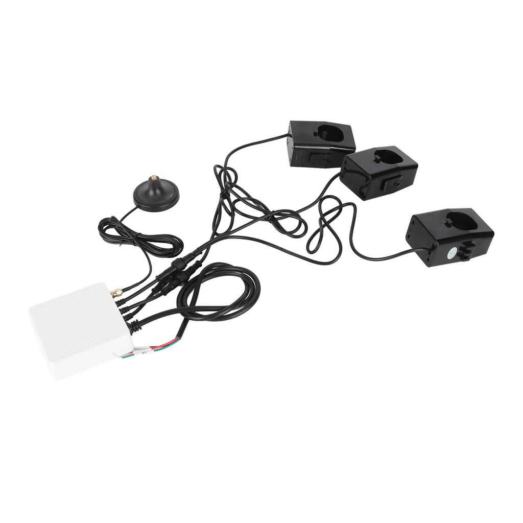 WiFi Energy Meter 3 Phase APP Real Time Monitoring Smart Energy Monitor with 3 Pcs 500A Circuit Level Sensor 100‑240V