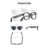 New AI Smart Glasses AI Translation 500W HD Camera 4K Shooting Image Bluetooth Call Recording Wireless Music Multifunctional Smart Sunglasses Unisex