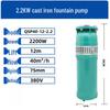 Jiemengzhe Stainless Steel Cast Iron Landscape Fountain Pump