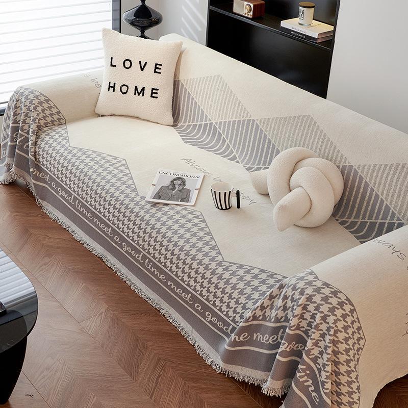 High-Grade Light Luxury Qingchuan Chenille Sofa Towel Thickened Non-Slip Sofa Cover All-Inclusive Universal Cover Anti-Scratching Cover Cloth