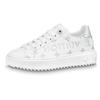 Time Out Sneakers 'White With Silver Monogram' Women's 1AAVV6
