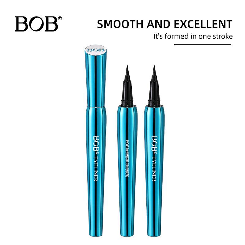 BOB silky black eyeliner waterproof, non-smudging, long-lasting and non-fading eyeliner pen for makeup artists