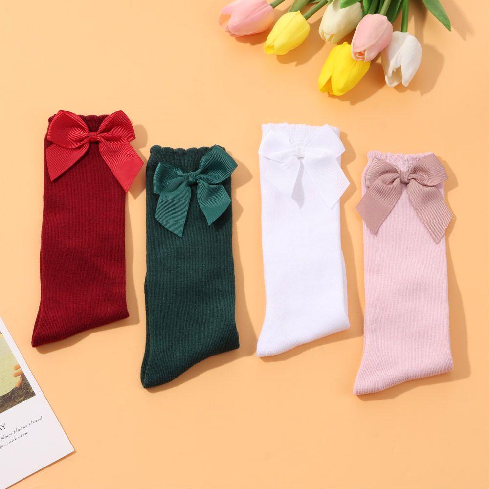 Kids Girls Children Cotton Floor Socks High Long Sock Baby Toddlers Socks