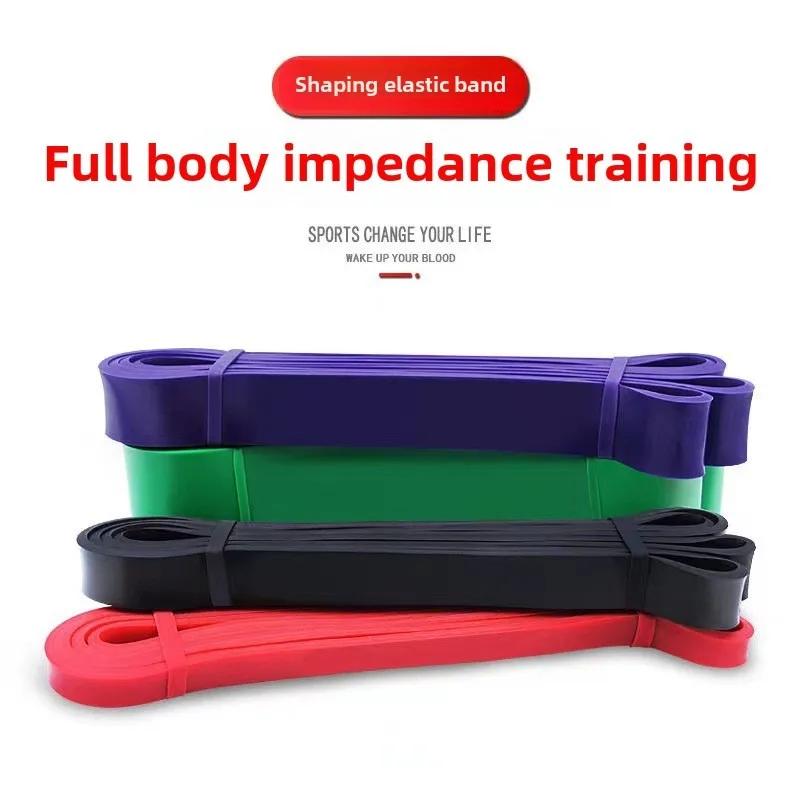 Hot Selling Yoga Fitness Resistance Band Tension Band Tension Rope Suspension Elastic Rope Strength Training Belt Tpe Material