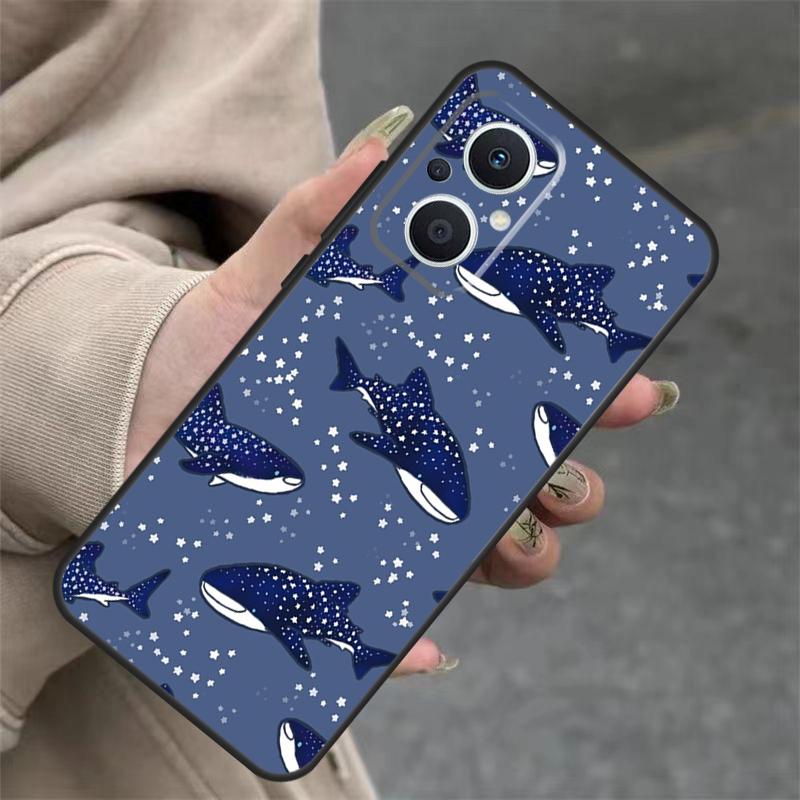 

Whale Sharks Case For OPPO Reno 14F 13F 12F 11F 10 12 13 14 Pro 7 8 Lite OPPO Find X5 X6 X8 X9 Pro Cover OPPO Reno11 Pro