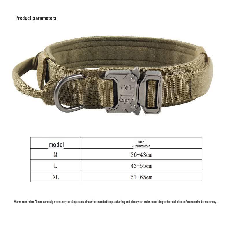 Suomila Heavy-Duty Anti-Trek Tactische Hondenhalsband