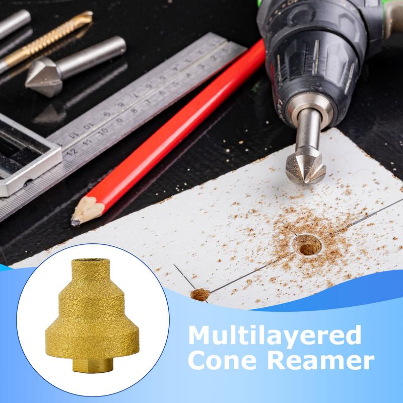 M10 M14 Diamond Chamfer Step Bit 20-50mm Hole Saw Milling Tile Cutter Marble Concrete Reamer Masonry Drilling Construction Bits